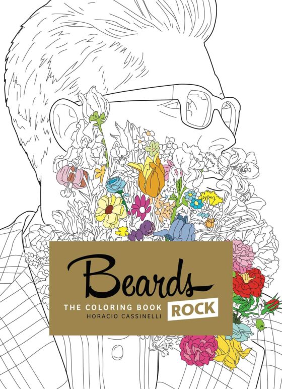 Beards rock – The coloring book