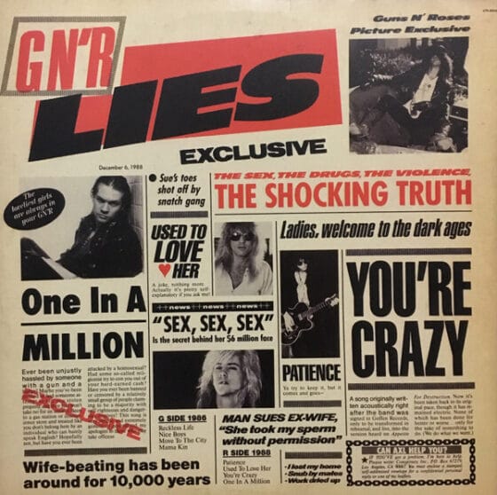 LP Guns N’ Roses – G N’ R Lies