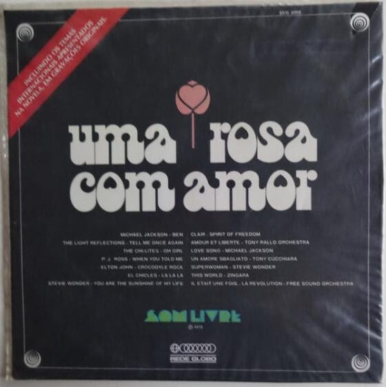 LP Uma Rosa Com Amor (Internacional)